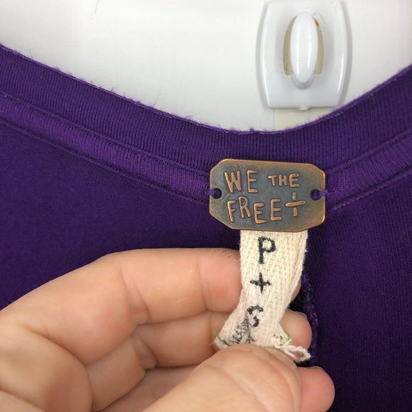 🩷FREE PEOPLE | Tie Dye High Low Maxi Dress S💜 - Picture 4 of 6